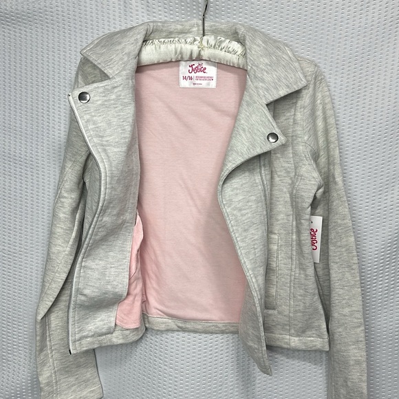 NWT Justice Jacket Gray size 14/16 - Picture 14 of 16